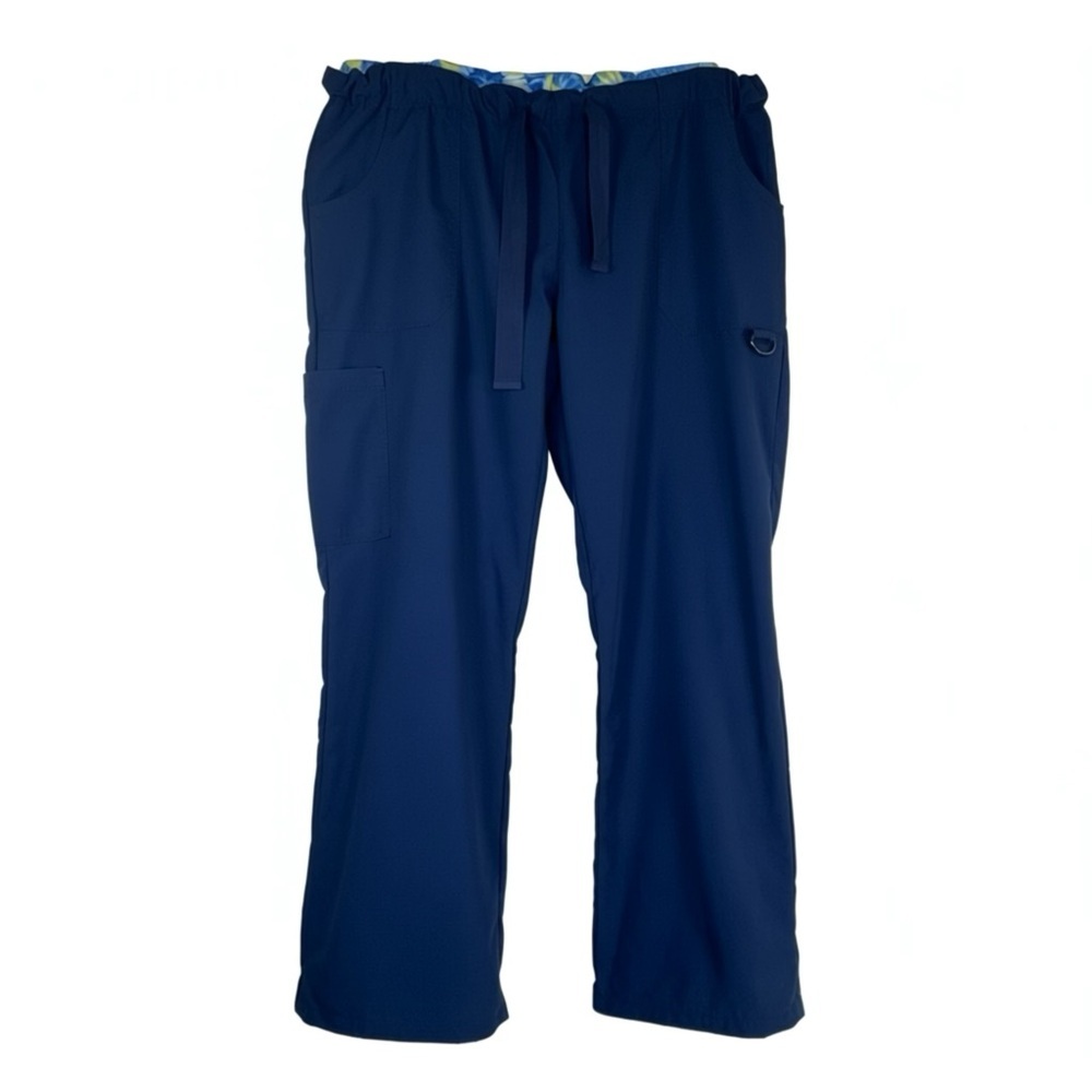 Divine Scrubs by JDM Uniforms Women’s  Navy Blue Cargo Style Scrubs Pants